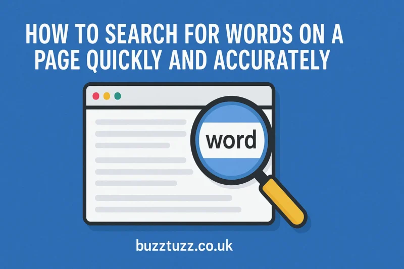 How to Search for Words on a Page Quickly and Accurately